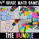 4th Grade Math Games for use with Jenga® - The PRINTABLE Bundle