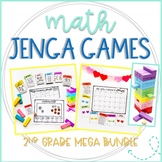 Jenga 2nd Grade Math Games for Centers or Review MEGA Grow