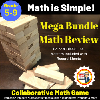 Preview of Jenga Math Games Mega Bundle