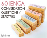 Jenga conversation starter cards, social psychology, Table Talk