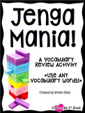 Jenga Mania - Vocabulary