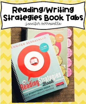 Preview of Jennifer Serravallo's Reading and Writing Strategies Book Tabs