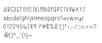 Preview of Jentri Sneed - JS Buggly Wuggly Font