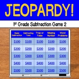 Jeopardy: 1st Grade Subtraction Game 2
