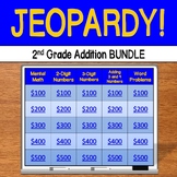 Jeopardy: 2nd Grade Addition 3 GAME BUNDLE