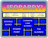 5th Grade Math Jeopardy- Geometry and Algebraic Thinking G