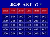 Jeopardy Art Game (JeopARTy) to Review Art Concepts