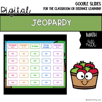 Jeopardy - Fall Math by KinderCrafting | Teachers Pay Teachers