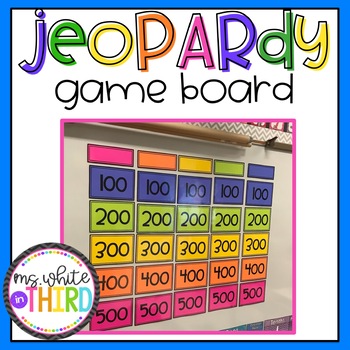 Preview of Jeopardy Game Board