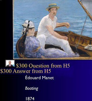 Preview of Jeopardy Game - Impressionism - Impress - Art History