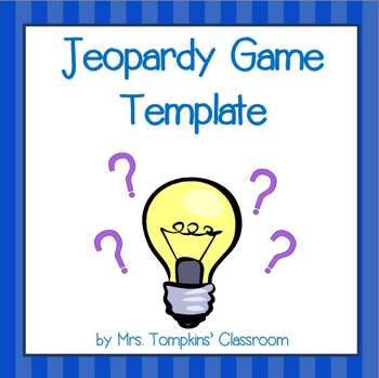 Preview of Jeopardy Game PowerPoint Template