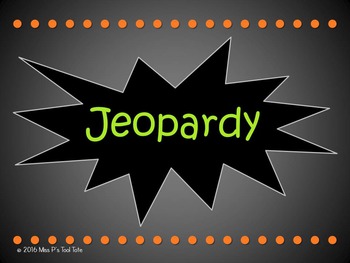 Preview of Great Depression Jeopardy (Roaring 20s & New Deal)