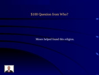 Preview of Jeopardy Monotheistic Religions Review Game