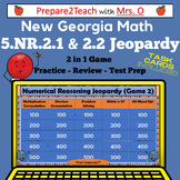 Jeopardy New Georgia Math Numerical Reasoning 2 in 1 Game 