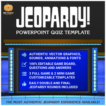 Preview of Jeopardy PowerPoint Quiz Template
