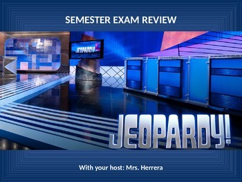 Preview of Jeopardy Review Game- Regions through Jackson Era