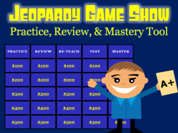 Preview of Jeopardy Review Game: S.S. Unit on Westward Expansion before the Civil War