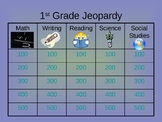 Jeopardy Review (Powerpoint) 1st grade but can be adapted