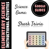 Jeopardy-Style Elementary Science Trivia Game: Sharks