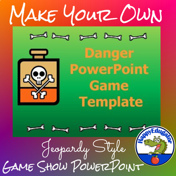 Jeopardy Style Game Quiz Show Powerpoint Template