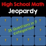Jeopardy Style High School Math Game