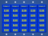Jeopardy - Style Trivia Game Template