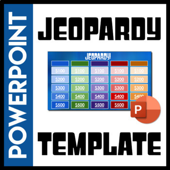 Preview of Jeopardy Template (Distance Learning Compatible!)