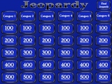 Jeopardy Template - Blank