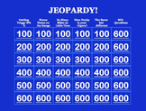 Jeopardy- Trig, Triangles, Quads, Polygons and Pythagorean Theorm