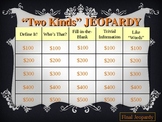 Jeopardy: "Two Kinds" by Amy Tan