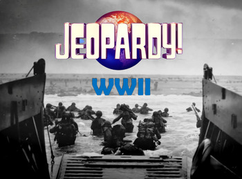 Preview of Jeopardy WWII