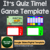 Jeopardy - styled Google Slides Game Template ("It's Quiz 