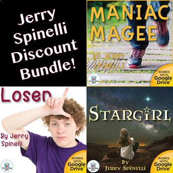 Preview of Jerry Spinelli Novel Study Unit Bundle