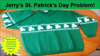 Preview of Jerry's St. Patrick's Day Problem Reader's Theatre Story-Book Slideshow