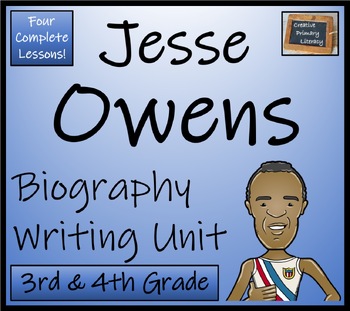 Preview of Jesse Owens Biography Writing Unit | 3rd Grade & 4th Grade