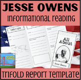 Jesse Owens Biographical Research Project Template | Black