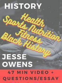 Preview of Jesse Owens - Black History -Video - Q's - Essay 
