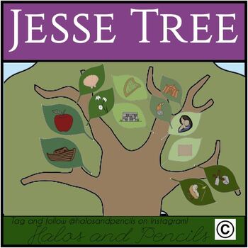 Preview of Jesse Tree Advent Christmas Activity