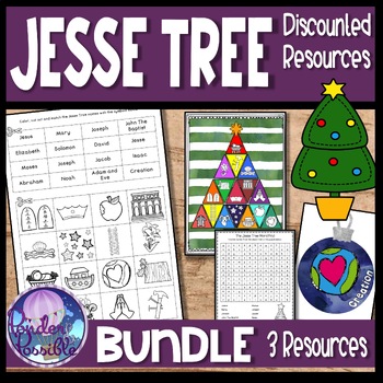 Preview of Jesse Tree Advent Christmas Bundle {Small Bundle}