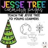Jesse Tree Advent Christmas Ornament Coloring Pages
