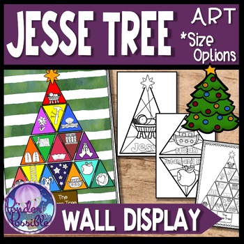 Preview of Jesse Tree Advent Wall Art {3 sizes}