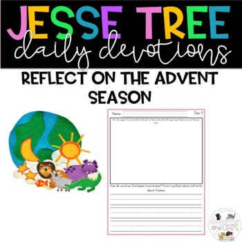 Preview of Jesse Tree Writing Prompts Devotions