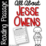 Jesse Owens Reading Passage