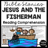Jesus Appears to Fishermen Bible Story Reading Comprehensi