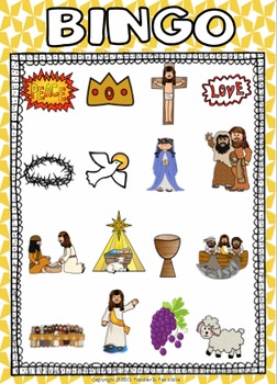 Jesus Bingo by Ponder and Possible | Teachers Pay Teachers