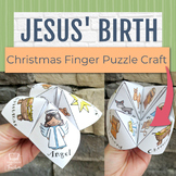 Jesus' Birth Christmas Finger Puzzles Craft - Fortune Tell