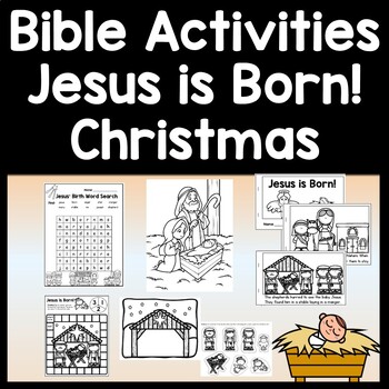 Birth of Jesus and Jesus is Born {5 Activities!} {Mary Mother of Jesus}