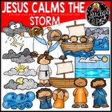 Jesus Calms The Storm Clip Art Set {Educlips Clipart}