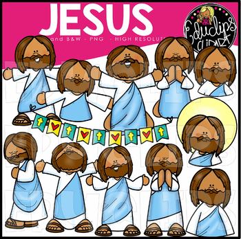 Preview of Jesus Clip Art Set {Educlips Clipart}