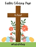 Jesus Easter Coloring Page Activity Sunday School PreK Tod